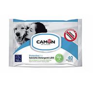 Camon Lingettes nettoyants Chiens avec huile de margousier et Lavandula hybrida