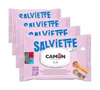 Camon Lingettes pour chiens et chats (Lot de 4)