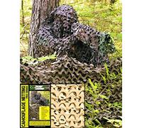 CamoSystems Crazy Camo Couverture en Filet Unisexe pour Adulte Désert Taille Unique