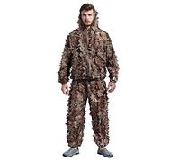 Camouflage 3D Costume de Chasse au Tireur d'élite Ghillie Costume Sniper Chasse Vêtements Tactique Observation des Oiseaux Plein Air Camouflage Photographie Vie Sauvage Cacher