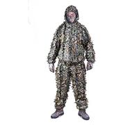 Camouflage 3D Costume de Chasse au Tireur d'élite Ghillie Costume Sniper Chasse Vêtements Tactique Observation des Oiseaux Plein Air Camouflage Photographie Vie Sauvage Cacher