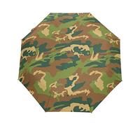 Camouflage Armée des Marais Militaire Parapluie Pliable Pliant à Ouverture Automatique Parapluies Pliant Coupe-Vent pour Voyager Plage Femmes Enfants Homme Fille