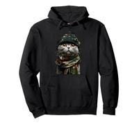 Camouflage British Shorthair Cat Camo Feline Animal Hunter Sweat à Capuche