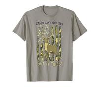 Camouflage Buck Deer - Drapeau américain des États-Unis Amoureux des Animaux de la forêt T-Shirt