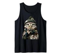 Camouflage Chouette Camouflage Animal Hunter Wildlife Hunting Graphic Débardeur