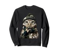 Camouflage Chouette Camouflage Animal Hunter Wildlife Hunting Graphic Sweatshirt