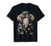 Camouflage Éléphant Camouflage Animal Hunter Wildlife Hunting T-Shirt