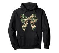 Camouflage Filles Bow Camo Coquette Bow Chasse Femme Sweat à Capuche
