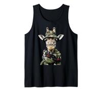 Camouflage Girafe Camo Animal Hunter Wildlife Hunting Débardeur