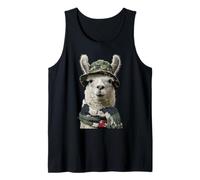 Camouflage Lama Camo Animal Hunter Wildlife Hunting Graphic Débardeur