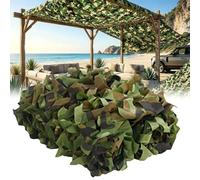 Camouflage Net 3x8m Couleurs de la Jungle 210D Reinforced Shade Sai Camouflage Netting Military for Sun Outdoor Camo Net Hunting Camping Theme Party Decoration Car Covers Various Sizes Colours