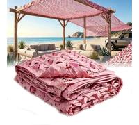 Camouflage Net 5x7m Rose 210D Reinforced Shade Sai Camouflage Netting Military for Sun Outdoor Camo Net Hunting Camping Theme Party Decoration Car Covers Various Sizes Colours