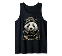Camouflage Panda Camouflage Animal Hunter Wildlife Hunting Graphic Débardeur