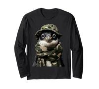 Camouflage Pingouin Camo Animal Hunter Wildlife Hunting Manche Longue