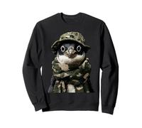 Camouflage Pingouin Camo Animal Hunter Wildlife Hunting Sweatshirt