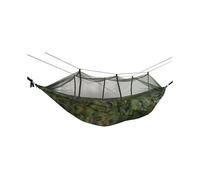 (Camouflage)Portable Double Swing Hammock Nylon Bed with Mosquito Net for CampingHiking