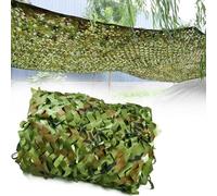 Camouflage pour la chasse et le tir - Filet de protection solaire 210D de qualité militaire en différentes tailles (3 x 4 m, 3 x 8 m, 4 x 10 m, 5 x 6 m, 5 x 8 m, 6 x 8 m, 7 x 9 m) - Idéal pour le