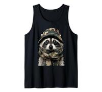 Camouflage Raton Laveur Camo Animal Hunter Wildlife Hunting Débardeur