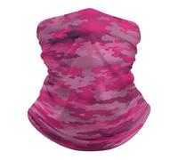 Camouflage Roses Vif Écharpe Demi-Visage Multifonctionnel Headwrap Étanche À La Poussière Bandeaux pour Femme Cyclisme Anti-UV Cache-Col