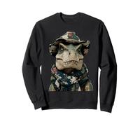 Camouflage T-Rex Camo Dinosaure Hunter Créature préhistorique Sweatshirt