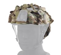 Camouflage Tactique Casque Couvre, Equipement Militaire pour Paintball Tir Combat Casque Rapide Couvre Taille M/l