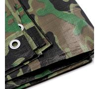 Camouflage Tarpaulin Waterproof Tarpaulin 1.5 x 6 m + 1 Image Magnet Tarpaulin Fabric Tarpaulin with Eyelets Garden Tarpaulin Garden Tarpaulin Tarpaulin Camouflage Tarpaulin for Outdoor and Garden