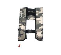 (Camouflage White,Multicolor)JH-CQJSY-01 Manual Version Portable Inflatable Life Jacket Adult 300D Nylon 150N High Buoyancy Vest