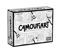 CAMOUFLARTE - Jeu de Dessin et d'observation pour familles et Amis | Party Game créatif et Amusant | 3-6 Joueurs | + 8 Ans | Jeu de société Rapide avec Tableaux Noirs