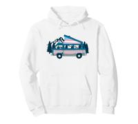 Camp Camping Transgenre Drapeau Adventure LGBT Trans Pride Sweat à Capuche