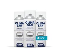 Camp HYGIÉNISANT CLIMASAN, traitement pour climatiseurs de maison et de voiture, à base d'alcool, purifie l'air et élimine les mauvaises odeurs, 3x400 mL
