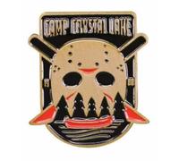 Camp Crystal Lake Jason Voorhees Mask Friday The 13th Broche en émail 2,8 cm, 1.1 Inches, Émail, émail