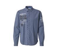 CAMP DAVID Chemise bleu / bleu-gris / blanc, Taille L