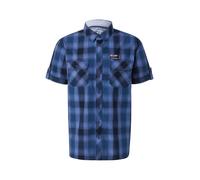 CAMP DAVID Chemise bleu marine / bleu cobalt / noir, Taille M