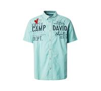 CAMP DAVID Chemise bleu marine / jade, Taille S