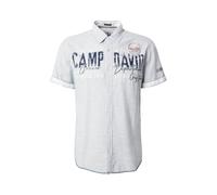 CAMP DAVID Chemise bleu marine / vert pastel / rouge / blanc, Taille XL
