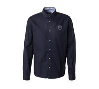 CAMP DAVID Chemise 'Heli Flight' bleu / marine / blanc, Taille XXXL