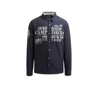 CAMP DAVID Chemise marine / blanc, Taille M