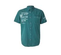 CAMP DAVID Chemise sapin / blanc, Taille L