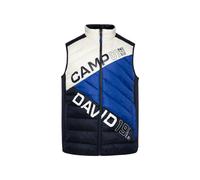 CAMP DAVID Gilet bleu / bleu marine / blanc, Taille M
