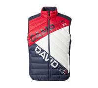 CAMP DAVID Gilet bleu marine / rouge / blanc, Taille L