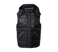 CAMP DAVID Gilet gris / noir / blanc, Taille XL