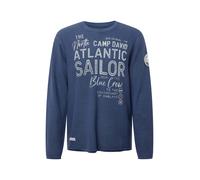 CAMP DAVID Pull-over 'Atlantic Crossing' bleu marine / blanc cassé, Taille M