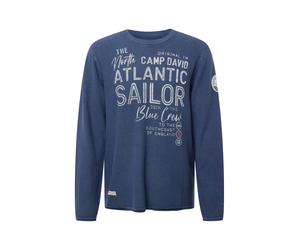 CAMP DAVID Pull-over 'Atlantic Crossing' bleu marine / blanc cassé, Taille M