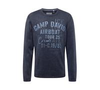 CAMP DAVID Pull-over bleu / bleu marine, Taille M