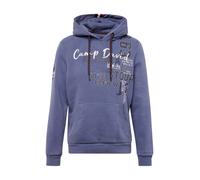 CAMP DAVID Sweat-shirt 'Alaska Ice Tour' bleu foncé / rouge / noir / blanc, Taille S