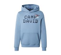 CAMP DAVID Sweat-shirt bleu marine / bleu fumé / rouge, Taille XXL
