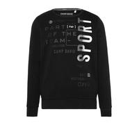 CAMP DAVID Sweat-shirt gris / noir / blanc cassé, Taille L