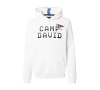 CAMP DAVID Sweat-shirt noir / blanc, Taille XXL