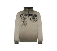 CAMP DAVID Sweat-shirt 'The Craftsmen' kaki / noir, Taille XL