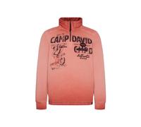 CAMP DAVID Sweat-shirt 'The Craftsmen' rouge / noir, Taille M